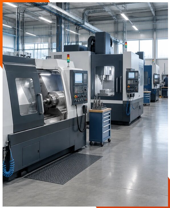 Оснащение производственного участка станками в Карталах